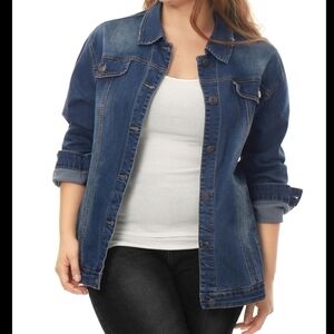 Plus size Jeans Jacket 6X
